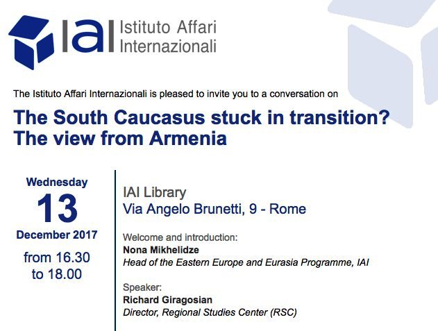 RSC SUPPORT TO THE ITALIAN OSCE CHAIRMANSHIP